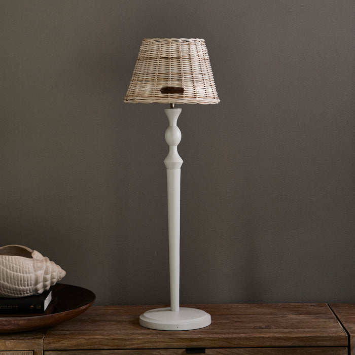 Riviera Maison Lampenkap klein Naturel - Naxos - rotan (ØxH) 24x18