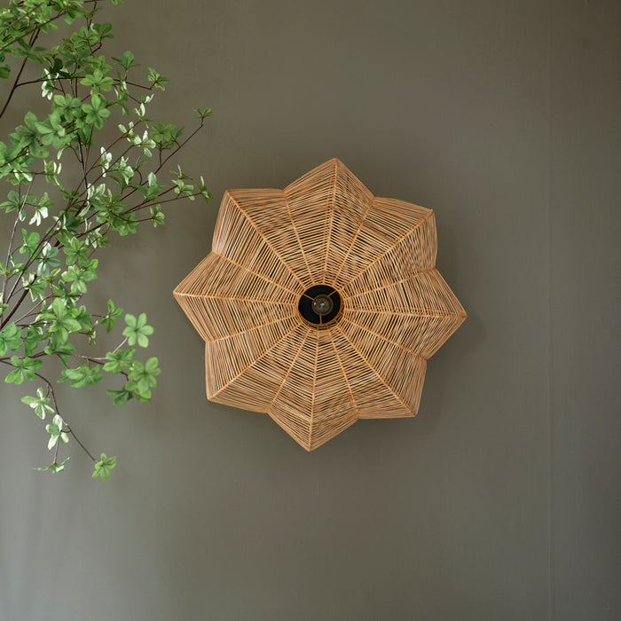 Riviera Maison plafondlamp Naturel - Zizi - (ØxH) 60x27