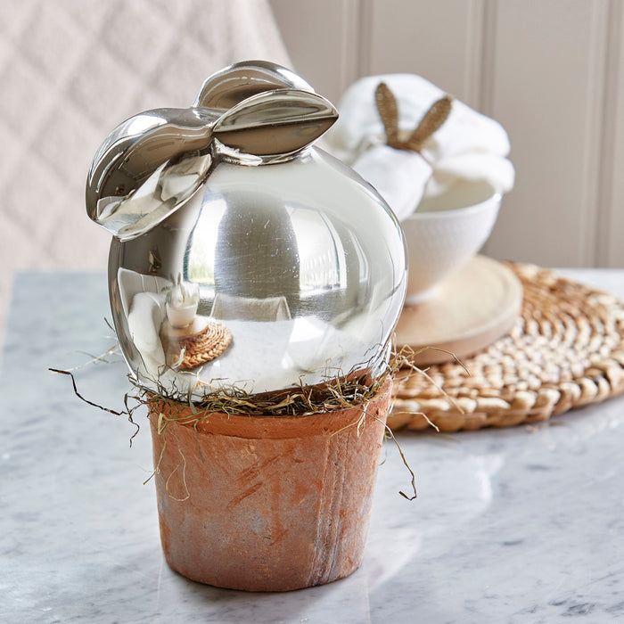 Riviera Maison Paashaas beeld Zilver - Easter Bunny - Aluminium