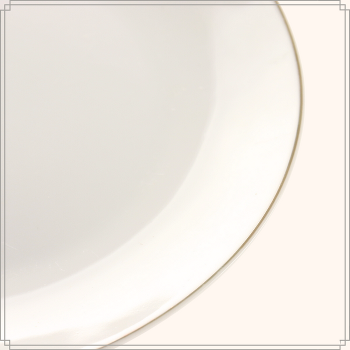 OTIX Serviesset Bordenset 6 persoons 18-delig Wit met Gouden rand P...