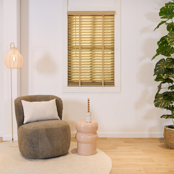 Jaloezie Hout - Hout - Naturel - Hout - 60x180x5cm (BxHxD)