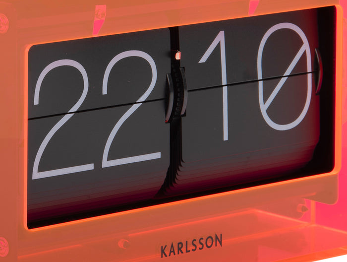 Karlsson - Table clock Boxed Flip
