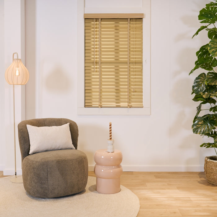 Jaloezie Hout - Hout - Naturel - Hout - 80x180x5cm (BxHxD)