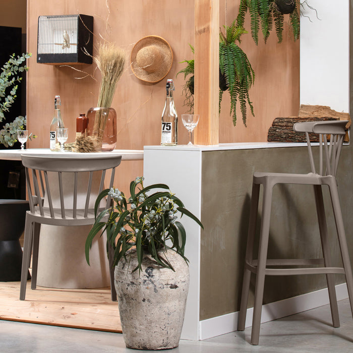 Woood Bliss Spijlenstoel - Taupe