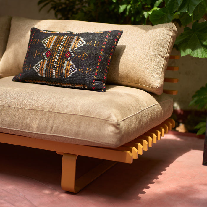 HKliving Lounge Tuinbank - Dusty Orange