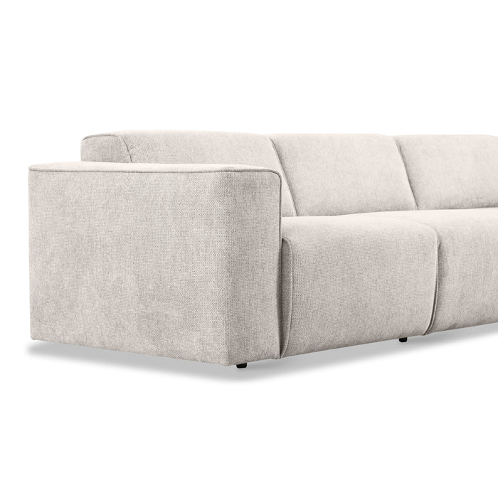 by fonQ Stretch Hoekbank Rechts - Naturel