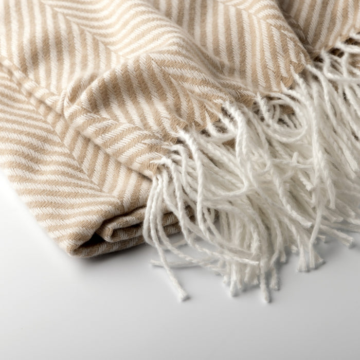 Dutch Decor Plaid Josefien - Beige|Creme - Textiel