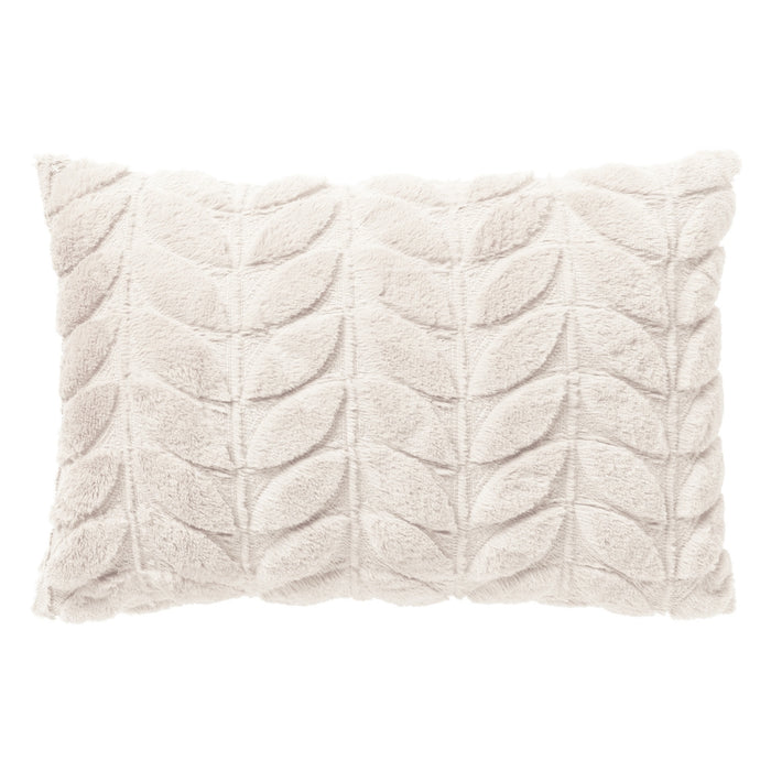 Bedsprei + Sierkussens Ayana | Aya - Creme|Wit - Polyester