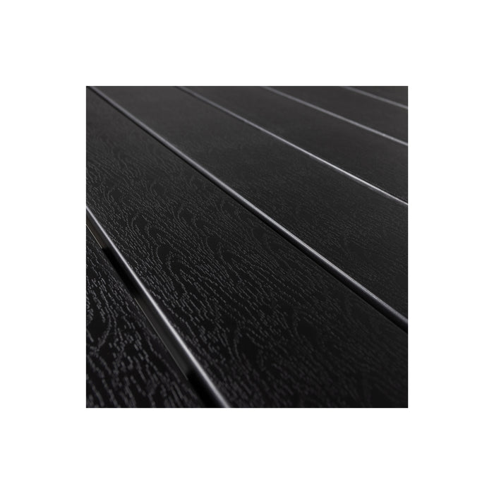 WOOOD Veerle Eettafel - Aluminium|Polywood - Antraciet - 74x220x100