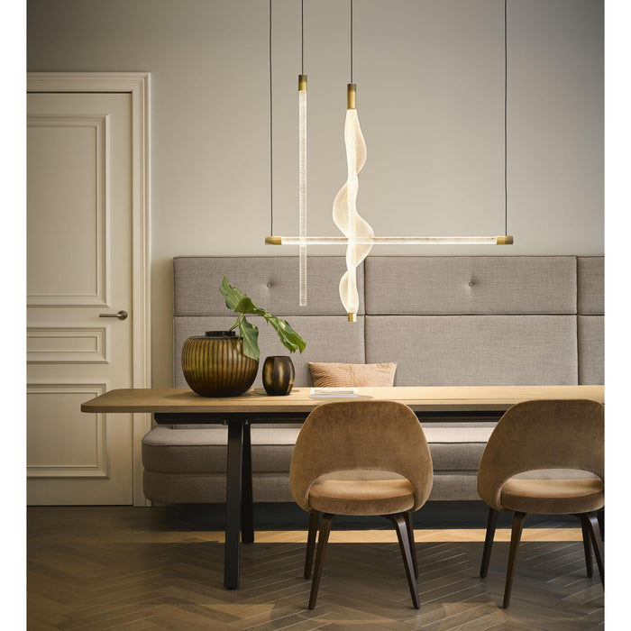 Vapour hanglamp LED Ø4 verticaal zwart