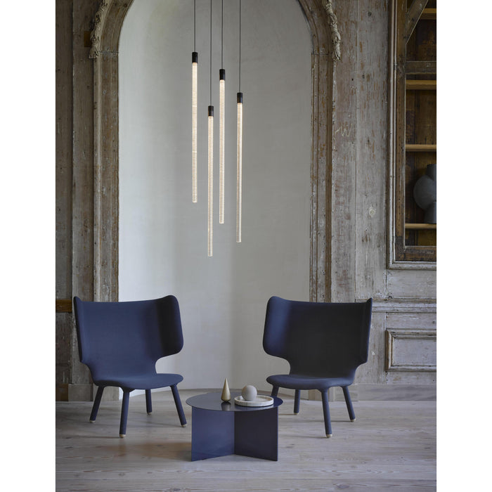 Vapour hanglamp LED Ø4 verticaal zwart