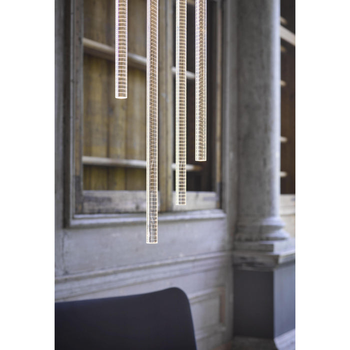 Vapour hanglamp LED Ø4 verticaal zwart