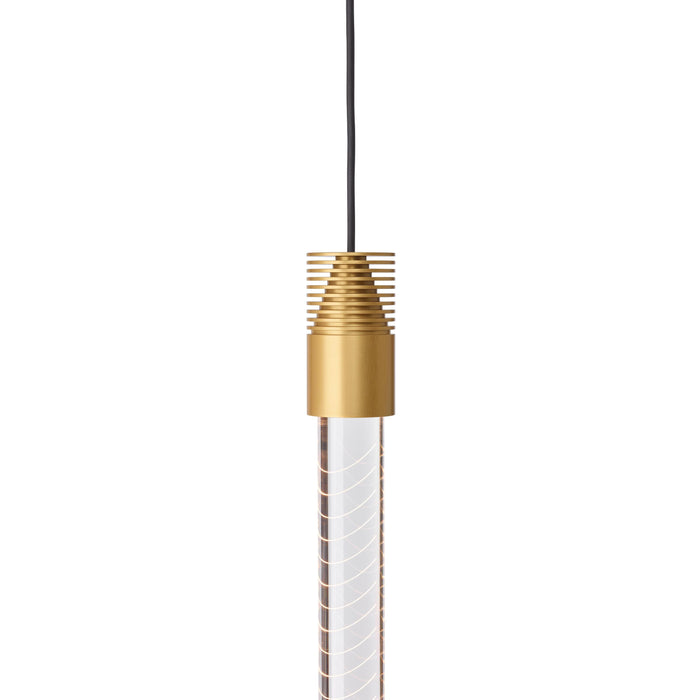 Vapour hanglamp LED Ø4 verticaal zwart