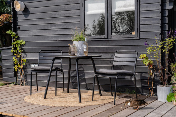 Metalen tuinset Max zwart 80 cm