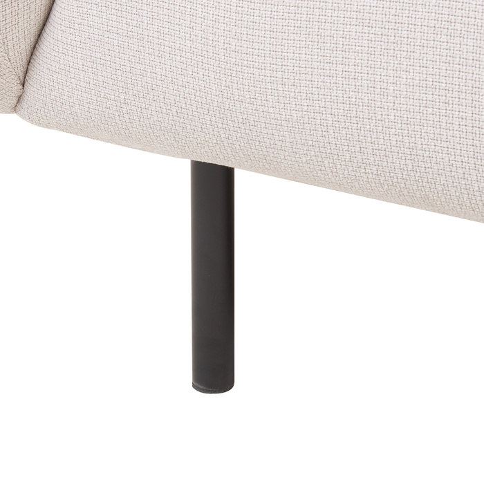 Beliani - LOEN - Tweezitsbank - Beige|Zwart - Polyester