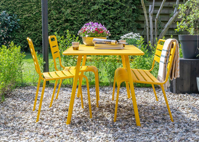 MaximaVida Metalen tuinset Max okergeel 150 cm