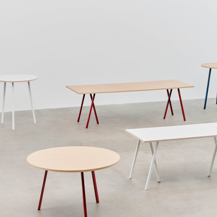 HAY Loop Stand Eettafel 180 x 87,5 cm - Maroon Red