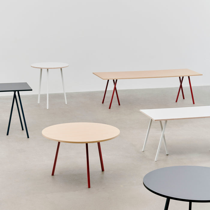 HAY Loop Stand Eettafel 250 x 92,5 cm - Maroon Red