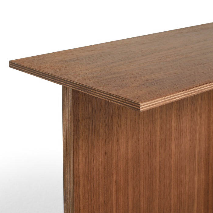 HAY Slit Table Wood Oblong Bijzettafel - Walnut