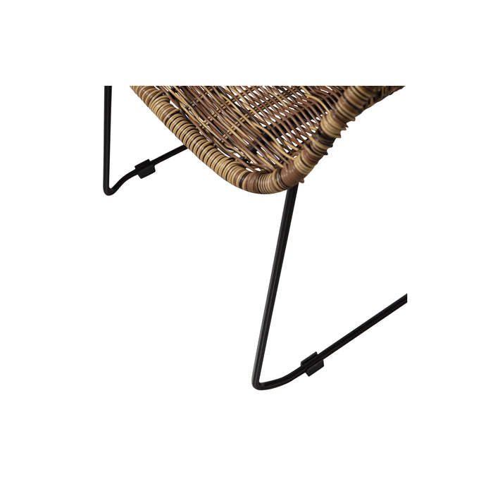 WOOOD Willow Loungestoelen Buiten - Polyester - Naturel - Set van 2