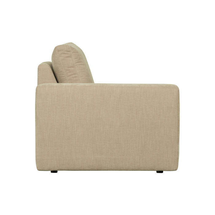 vtwonen Family 1-Zits Bank Element Met Arm Links - Polyester - Zand