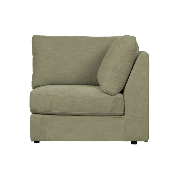 vtwonen Family Hoek Bank Element - Polyester - Groen