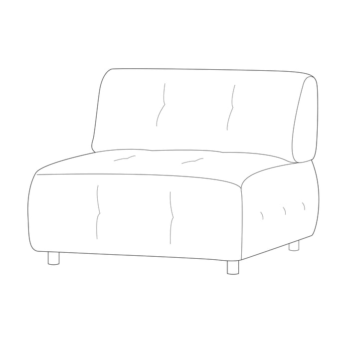 WOOOD Louis 1,5-Zits Element - Polyester - Leaf - 73x90x90