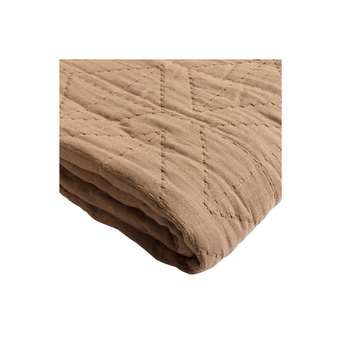 WOOOD Jaydi Plaid - Katoen - Leem - 130x170x1