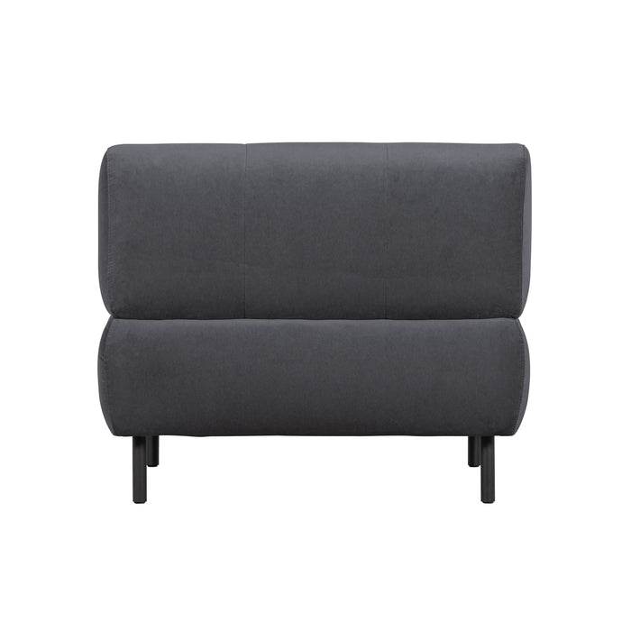 WOOOD Lloyd Fauteuil - Velvet - Cloud - 75x90x90