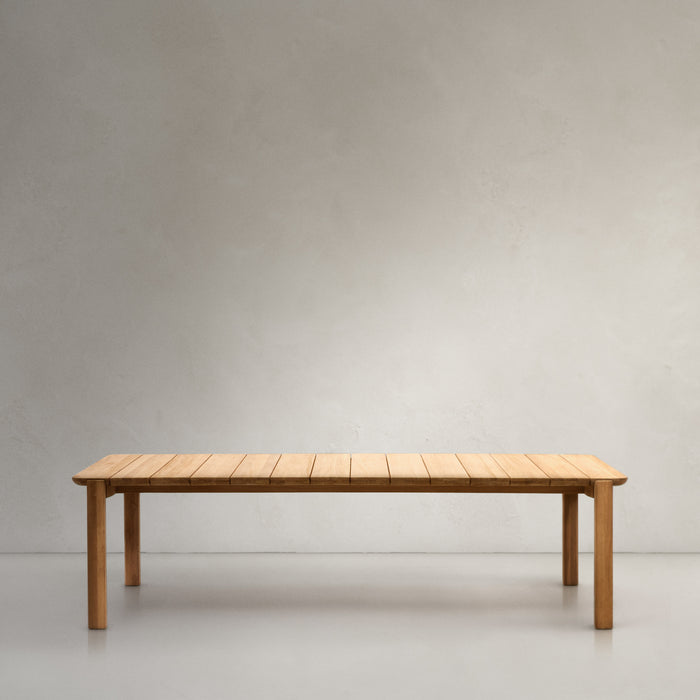 Kave Home - Tafel Icaro van FSC 100% massief teakhout 220 x 102 cm