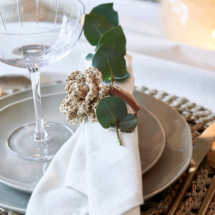 Riviera Maison ontbijtbord Beige - Portofino - Aardewerk (ØxH) 20x2.5