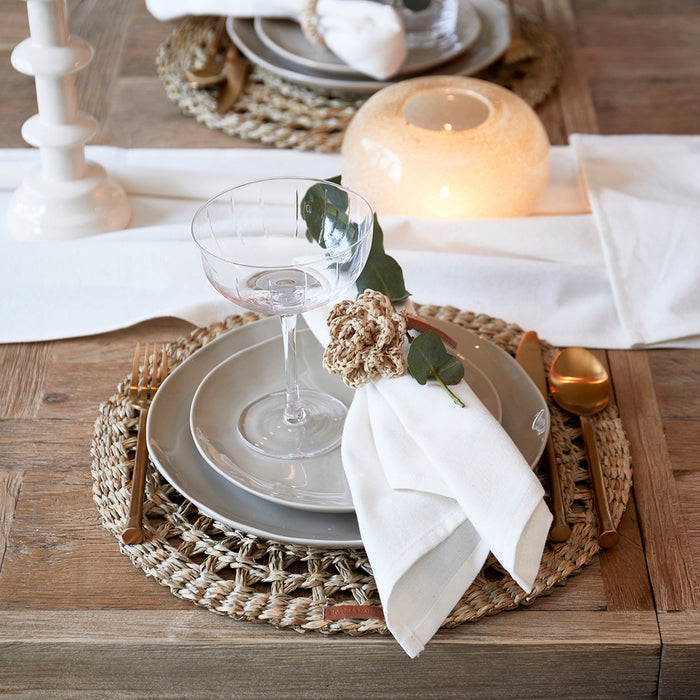 Riviera Maison dinerbord Beige - Portofino - Aardewerk (ØxH) 26x2.5