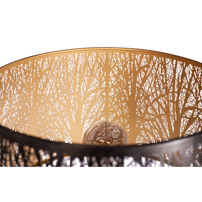 WOOOD Keto Vloerlamp - Metaal - Antique Brass - 161x42x42