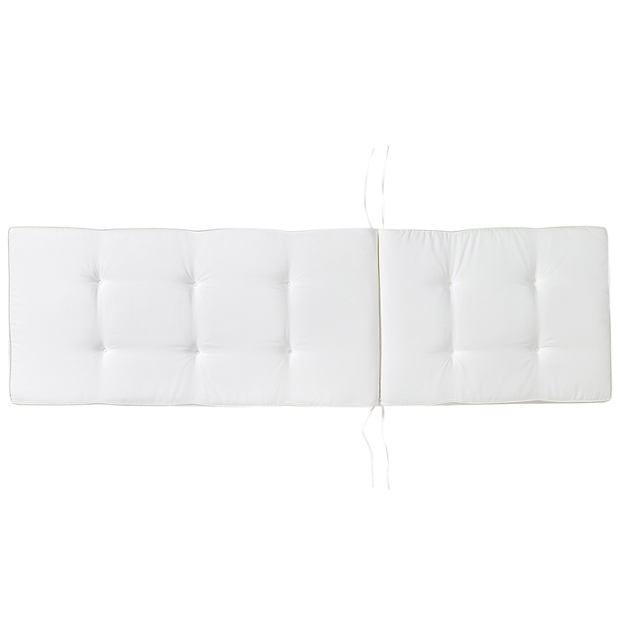 Beliani-CESANA -Tuinkussen-Gebroken wit-192 x 56 cm-Polyester