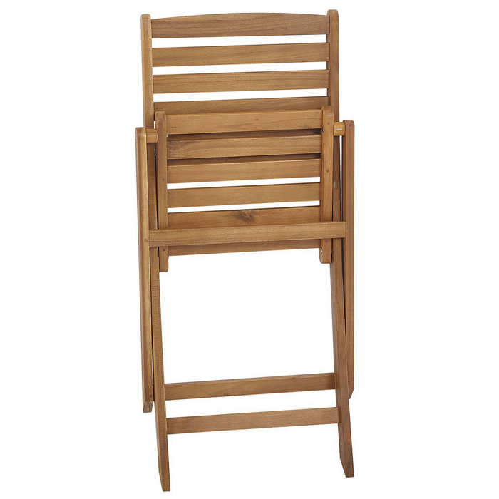 Beliani - TOLVE - Tuinset voor 6 - Lichte houtkleur - Acaciahout