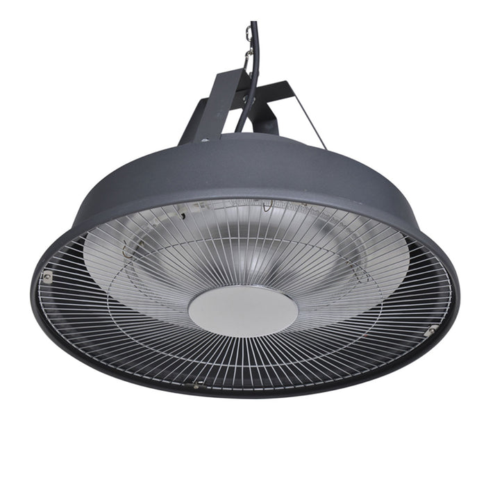 Garden Impressions Hangende heater retro 43 cm donker grijs