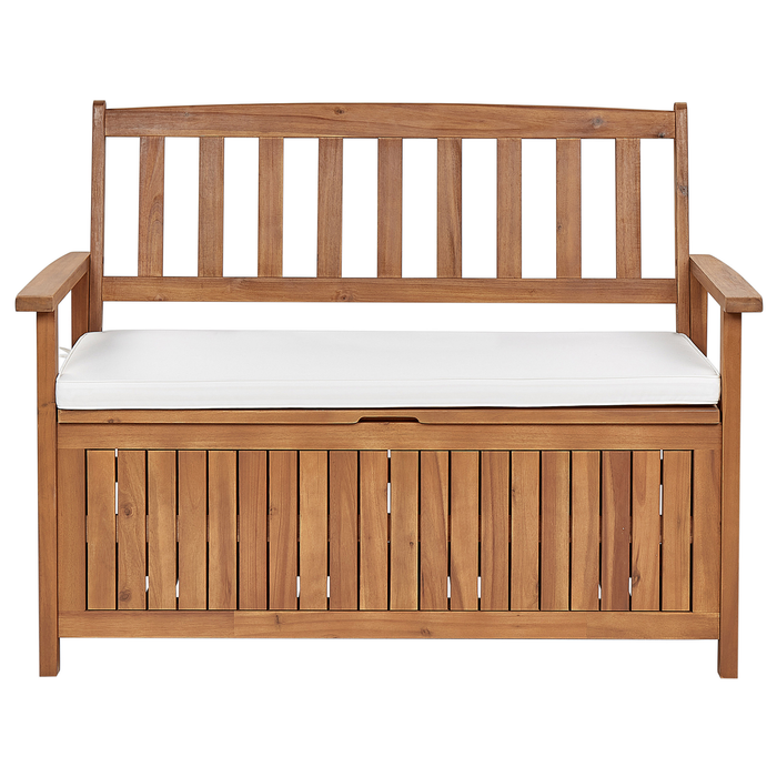 Beliani - SOVANA - Tuinkussen - Gebroken wit - Polyester