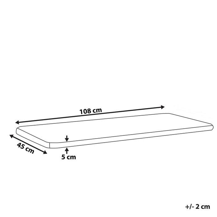 Beliani - SOVANA - Tuinkussen - Gebroken wit - Polyester