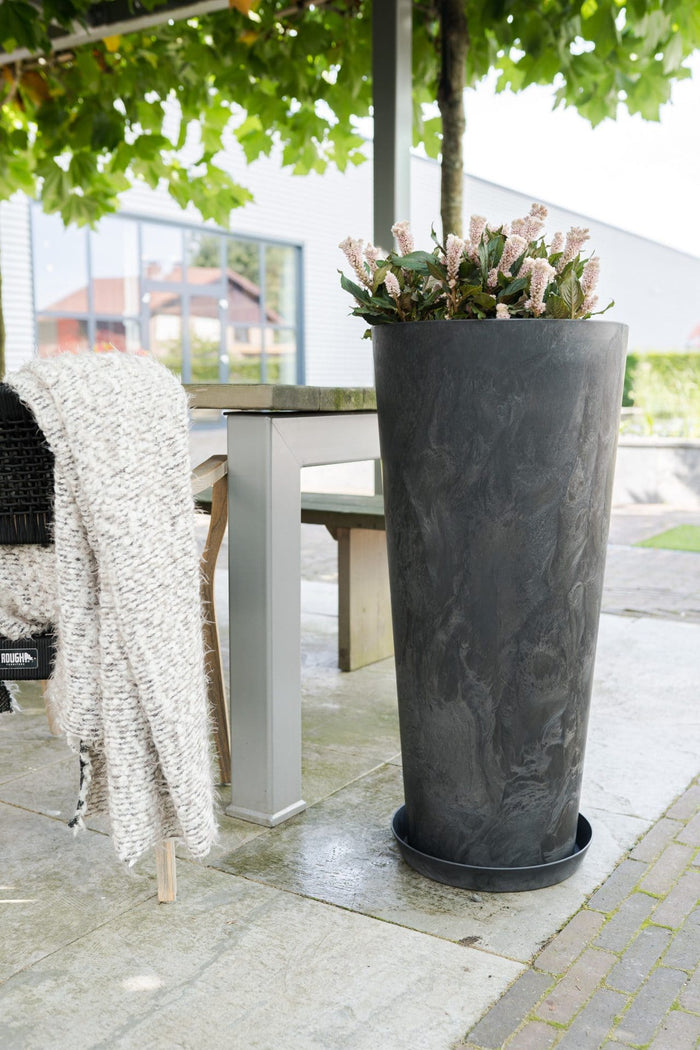 Artstone Vaas Claire - 37x70 - Zwart