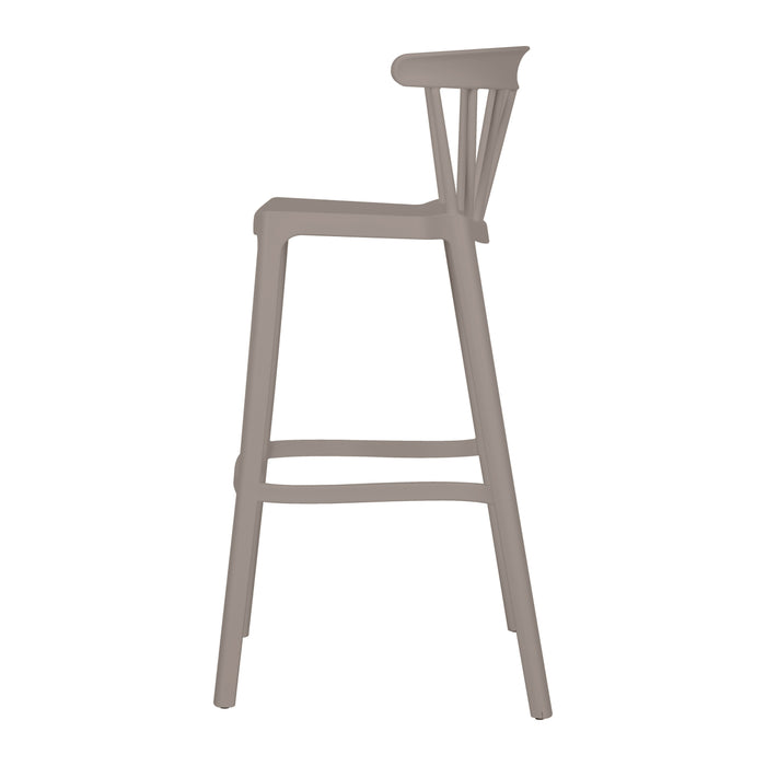 Woood Bliss Barkruk - Taupe