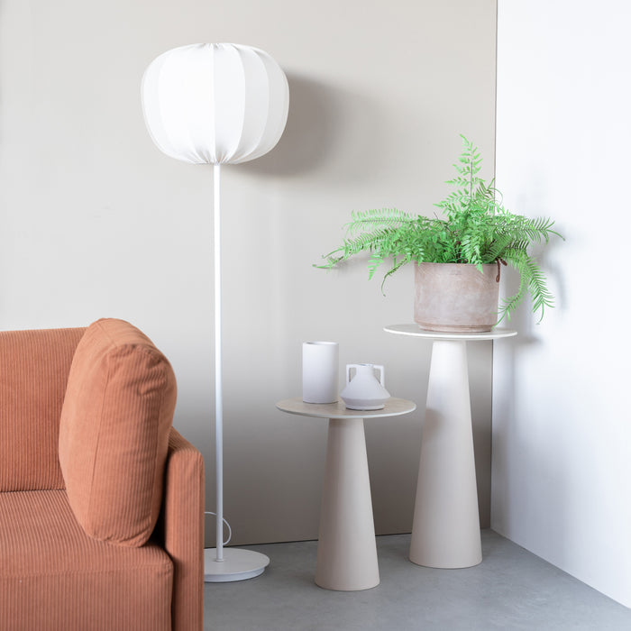 by fonQ Bliss Bijzettafel Beige - H 52 cm