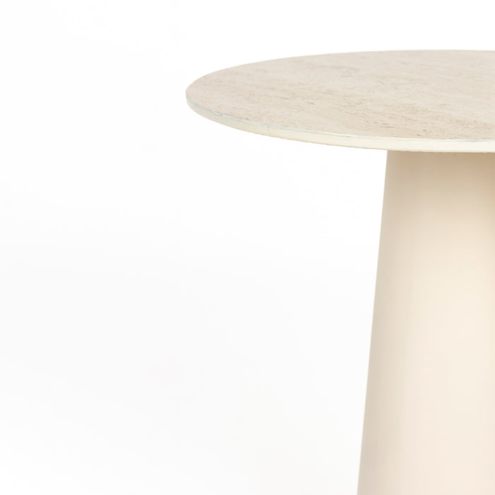 by fonQ Bliss Bijzettafel Beige - H 52 cm