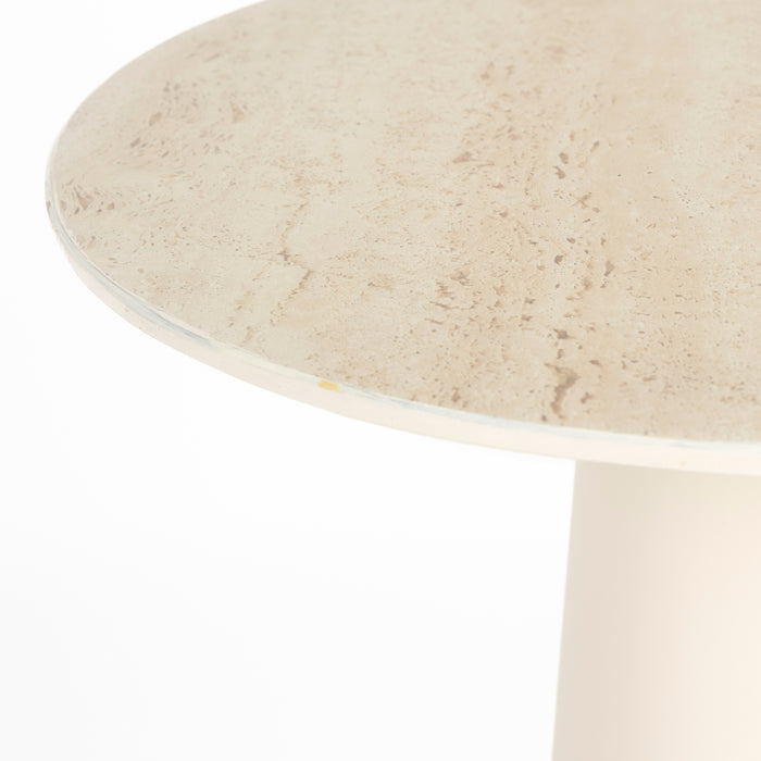by fonQ Bliss Bijzettafel Beige - H 70 cm