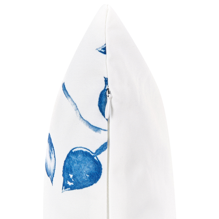 Beliani-TORBORA-Tuinkussen set van 2-Blauw|Wit-40 x 60 cm-Polyester