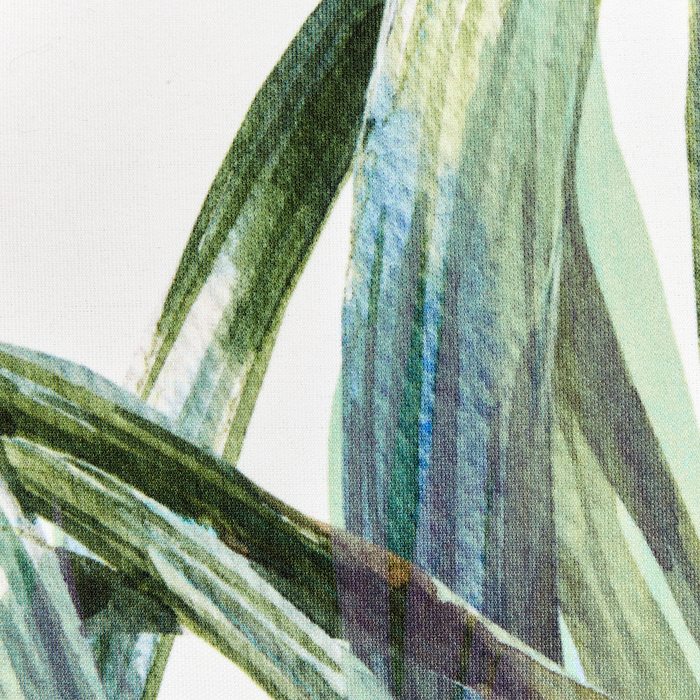 Beliani-CALDERINA-Tuinkussen set van 2-Groen|Wit-40 x 60 cm-Polyester