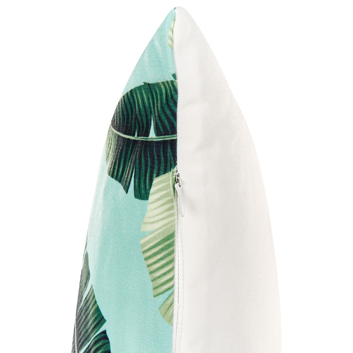 Beliani-BOISSANO-Tuinkussen set van 2-Lichtgroen-40 x 60 cm-Polyester