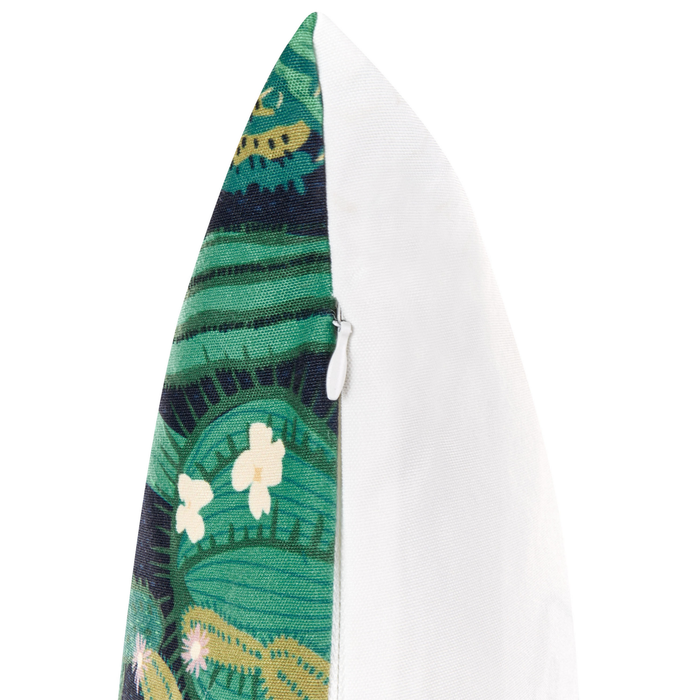 Beliani-VIOZENE-Tuinkussen set van 2-Groen-45 x 45 cm-Polyester