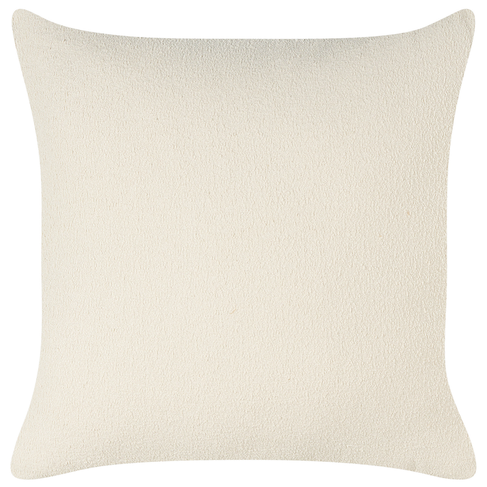 Beliani - RIOM - Chaise longue - Gebroken wit - Rechterzijde - Bouclé