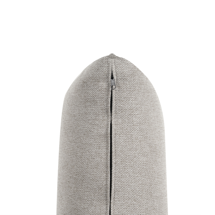 Beliani - LERMON - Driezitsbank - Lichtgrijs - Polyester