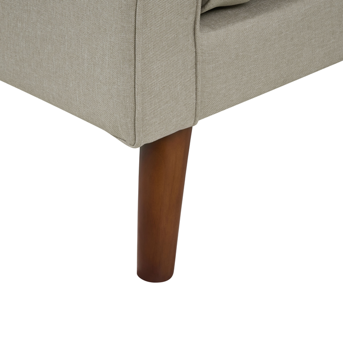 Beliani - LOKKA - Tweezitsbank - Beige - Polyester